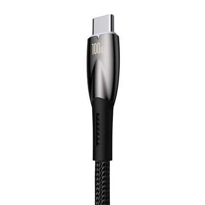 Baseus Glimmer Series Fast Charging Cable USB-A - USB-C 100W 480Mbps 2m black_7