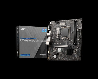 MSI PRO H610M-G WIFI DDR4 placa base Intel H610 LGA 1700 micro ATX_0