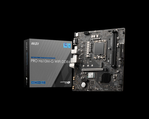 MSI PRO H610M-G WIFI DDR4 placa base Intel H610 LGA 1700 micro ATX_0