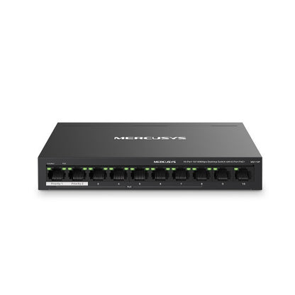 Mercusys MS110P switch Gestionado Fast Ethernet (10/100) Energía sobre Ethernet (PoE) Negro_0