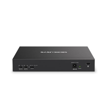 Mercusys MS110P switch Gestionado Fast Ethernet (10/100) Energía sobre Ethernet (PoE) Negro_2