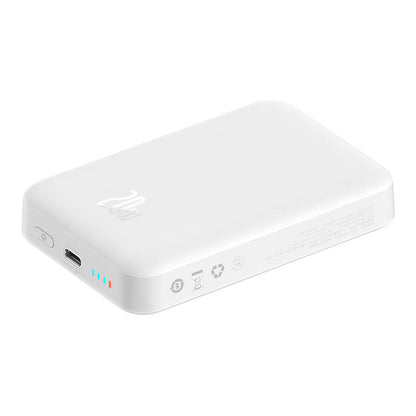 Powerbank Baseus Magnetic, 10000mAh, USB-C 20W, MagSafe (white)_7