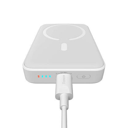 Powerbank Baseus Magnetic, 10000mAh, USB-C 20W, MagSafe (white)_8