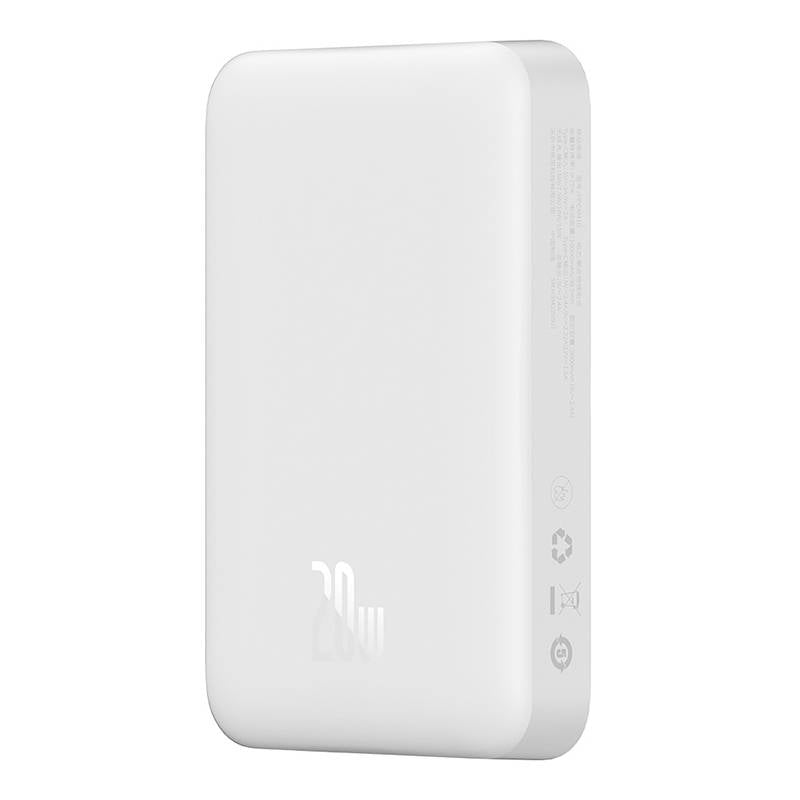 Powerbank Baseus Magnetic, 10000mAh, USB-C 20W, MagSafe (white)_14