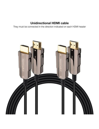 Cable HDMI 2.0 AOC 4K Nanocable 10.15.2060/ HDMI Macho - HDMI Macho/ 60m/ Negro_0