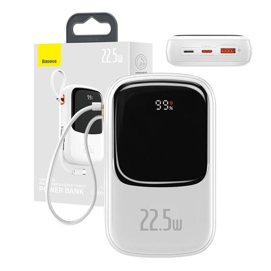 Powerbank Baseus Qpow PRO with cable, 20000mAh, 22.5W (White)_0