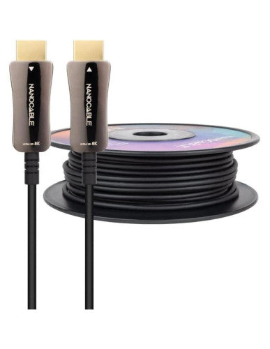 Cable HDMI 2.1 AOC 8K Nanocable 10.15.2150/ HDMI Macho - HDMI Macho/ 50m/ Negro_0