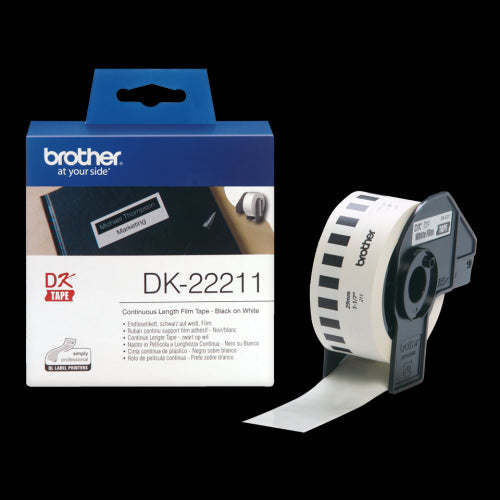 Brother DK-22211 cinta para impresora de etiquetas Negro sobre blanco_1