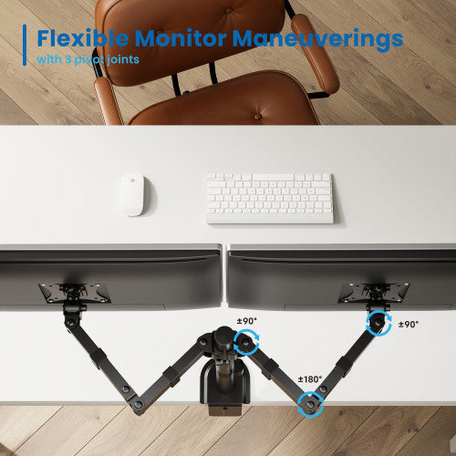 EWENT SOPORTE DE MESA PARA 2 MONITORES  HASTA 27"_4