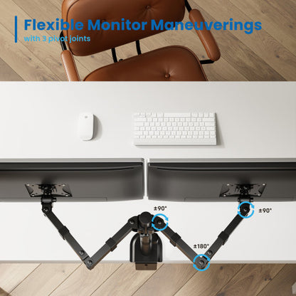 EWENT SOPORTE DE MESA PARA 2 MONITORES  HASTA 27"_4