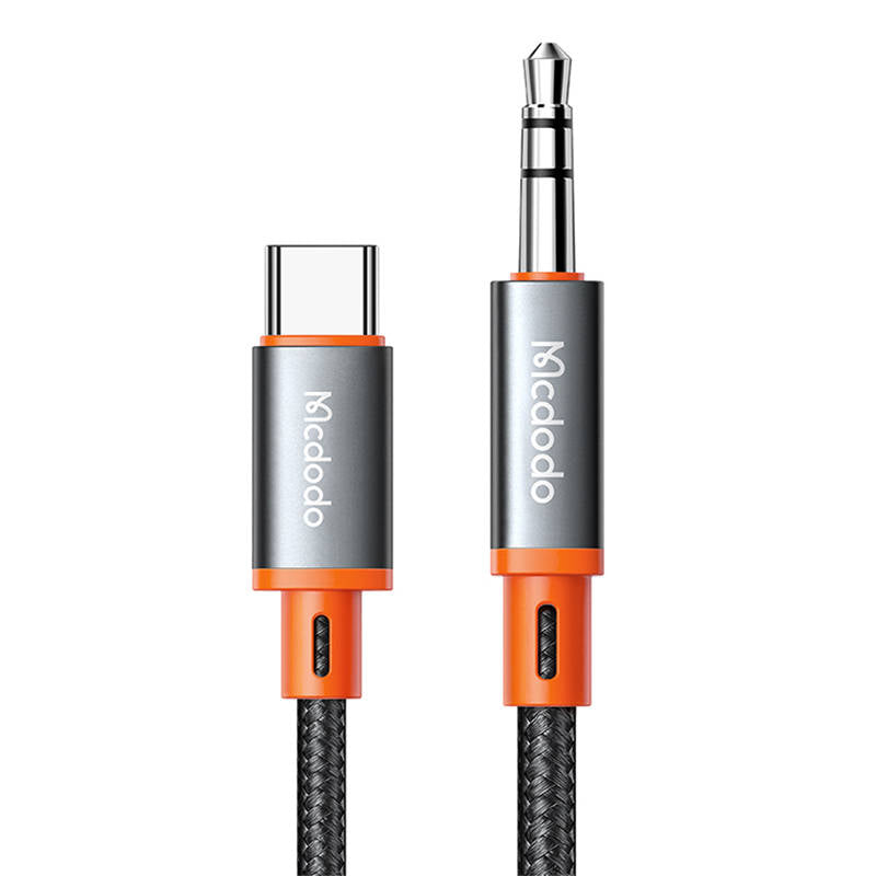Cable Mcdodo CA-0820 USB-C to 3.5mm AUX mini jack, 1.2m (black)_0