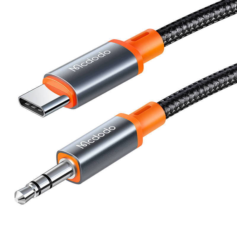 Cable Mcdodo CA-0820 USB-C to 3.5mm AUX mini jack, 1.2m (black)_1