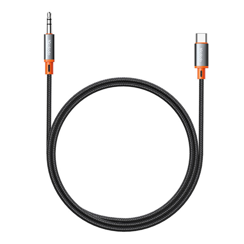 Cable Mcdodo CA-0820 USB-C to 3.5mm AUX mini jack, 1.2m (black)_2