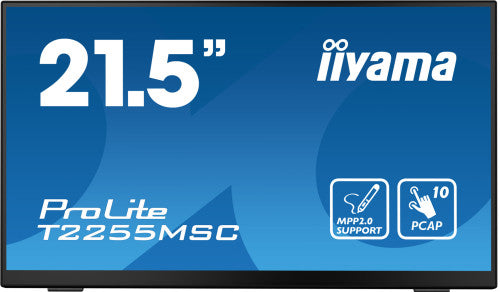 MONITOT IIYAMA 22" TACTIL CAPACITIVO, T2255MSC-B1, IPS, 60HZ, 5 MS, HDMI, USB, DISPLAYPORT, ALT, VESA 100 x 100_0