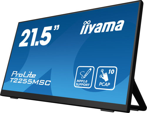 MONITOT IIYAMA 22" TACTIL CAPACITIVO, T2255MSC-B1, IPS, 60HZ, 5 MS, HDMI, USB, DISPLAYPORT, ALT, VESA 100 x 100_3