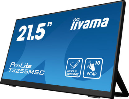 MONITOT IIYAMA 22" TACTIL CAPACITIVO, T2255MSC-B1, IPS, 60HZ, 5 MS, HDMI, USB, DISPLAYPORT, ALT, VESA 100 x 100_3