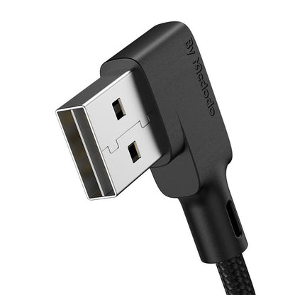 USB to USB-C cable, Mcdodo CA-7310, angled, 1.8m (black)_1