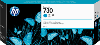730 HP 730 300-ml Cyan Ink Cartridge_3