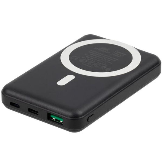 Battery Bank Magsafe Qi Wireless 15W + QC/PD 20W c on Stand Nera_0