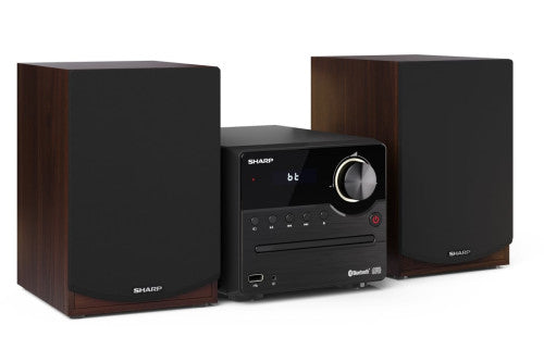 Sharp XL-B512(BR) sistema de audio para el hogar Microcadena de mÃºsica para uso domÃ©stico 45 W MarrÃ³n_0
