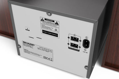 Sharp XL-B512(BR) sistema de audio para el hogar Microcadena de mÃºsica para uso domÃ©stico 45 W MarrÃ³n_2