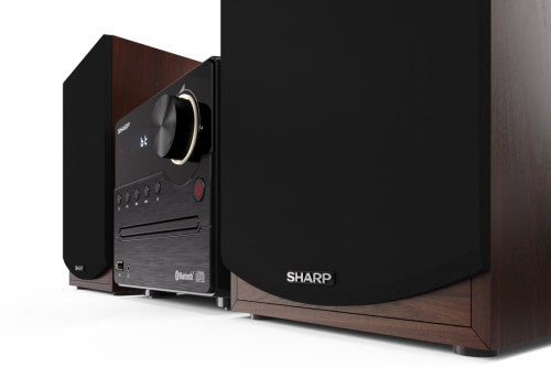 Sharp XL-B512(BR) sistema de audio para el hogar Microcadena de mÃºsica para uso domÃ©stico 45 W MarrÃ³n_3