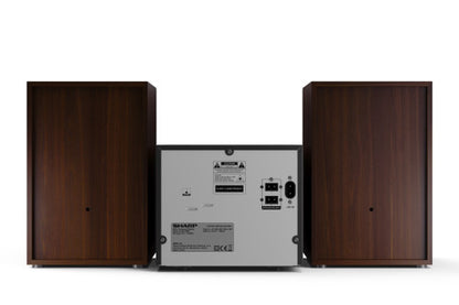 Sharp XL-B512(BR) sistema de audio para el hogar Microcadena de mÃºsica para uso domÃ©stico 45 W MarrÃ³n_5