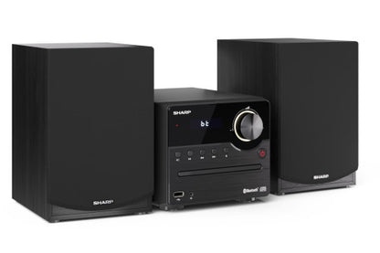Sharp XL-B512(BK) sistema de audio para el hogar Microcadena de mÃºsica para uso domÃ©stico 45 W Negro_0