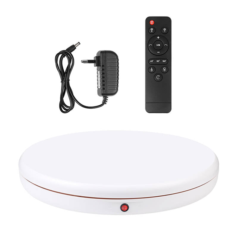 Rotating display stand Puluz 45 cm (white)_2