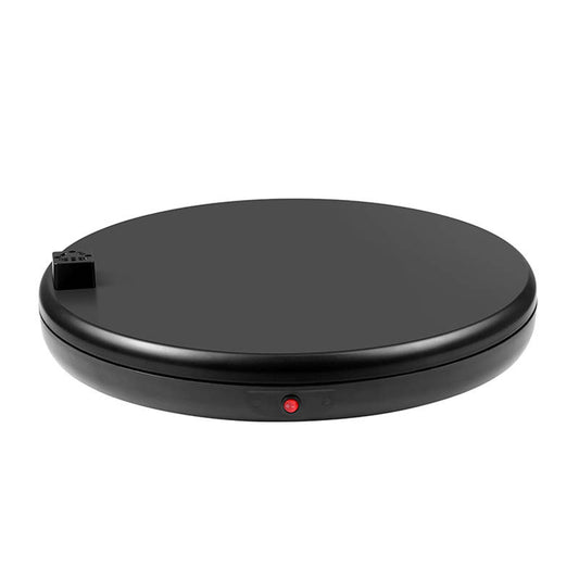 Rotating display stand Puluz with power socket 45 cm (black)_0