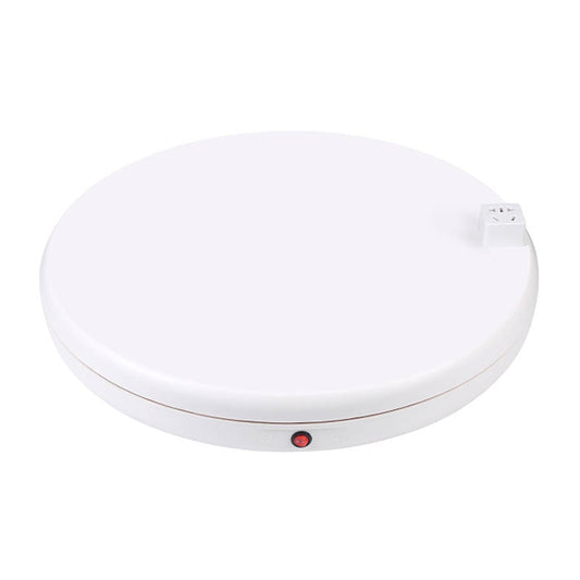 Rotating display stand Puluz with power socket 45 cm (white)_0
