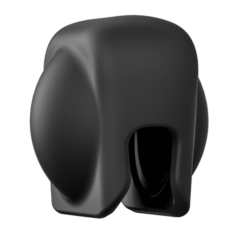 Silicone protective lens cover Puluz for Insta360 X3 (black)_0