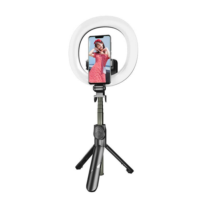 Selfie stick/ tripod Puluz with LED light ring_0