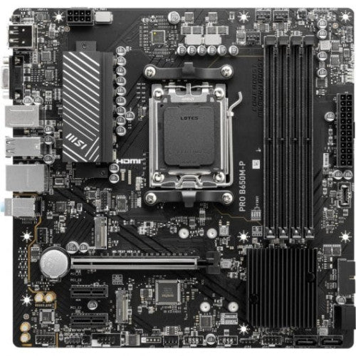 MSI PRO B650M-P placa base AMD B650 Zócalo AM5 micro ATX_0