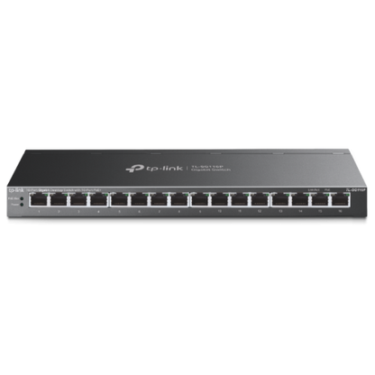 TP-Link TL-SG116P switch No administrado Gigabit Ethernet (10/100/1000) Energía sobre Ethernet (PoE) Negro_1