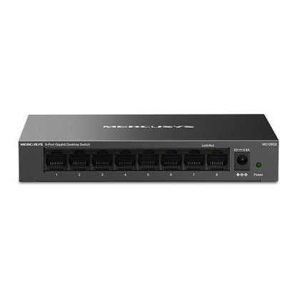 Mercusys MS108GS switch No administrado Gigabit Ethernet (10/100/1000) Negro_1