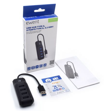 EWENT HUB USB3.0 4 PORTAS_6