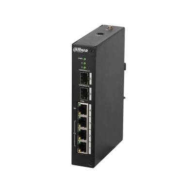 (DH-PFS4206-4P-96) DAHUA SWITCH POE L2 GESTIONABLE 3 PUERTOS + 1 UPLINK GIGABIT HIPOE + 2 SFP_0