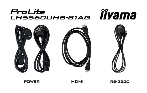 iiyama PROLITE Pizarra de caballete digital 139,7 cm (55") LED Wifi 500 cd / mÂ² 4K Ultra HD Negro Procesador incorporado Android 11 24/7_3