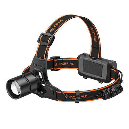 Headlight Superfire HL71, 500lm, USB_0