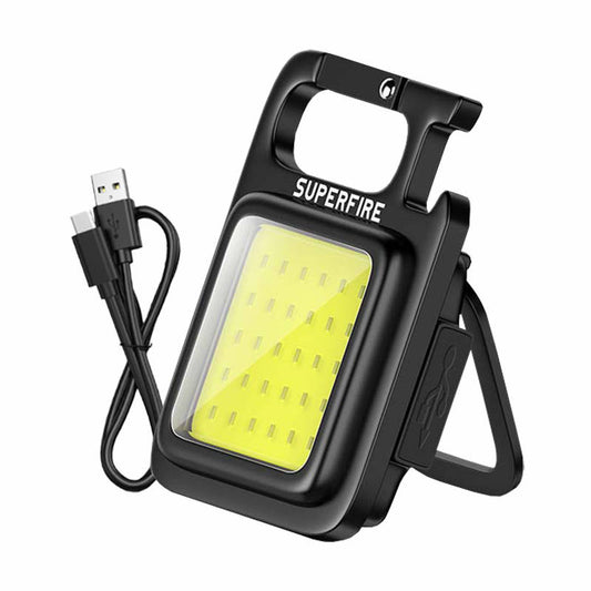 Flashlight Superfire MX16, 600lm, 500mAh, USB-C_0