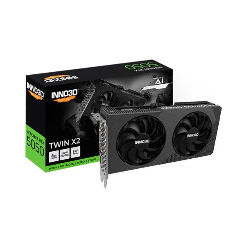 Placa Gráfica INNO3D GeForce RTX 5050 Twin X2 8GB / Preto / N50502-08D6-174071N_0