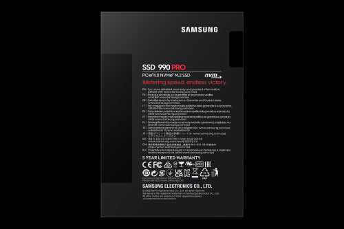Disco SSD Samsung 990 PRO 4TB/ M.2 2280 PCIe 4.0/ Compatible con PS5 y PC/ Full Capacity_6