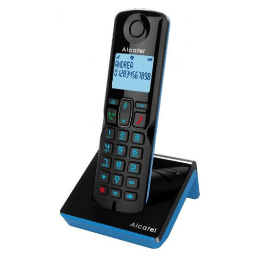 Alcatel S280 SOLO BLUE Teléfono DECT Identificador de llamadas Negro, Azul_0