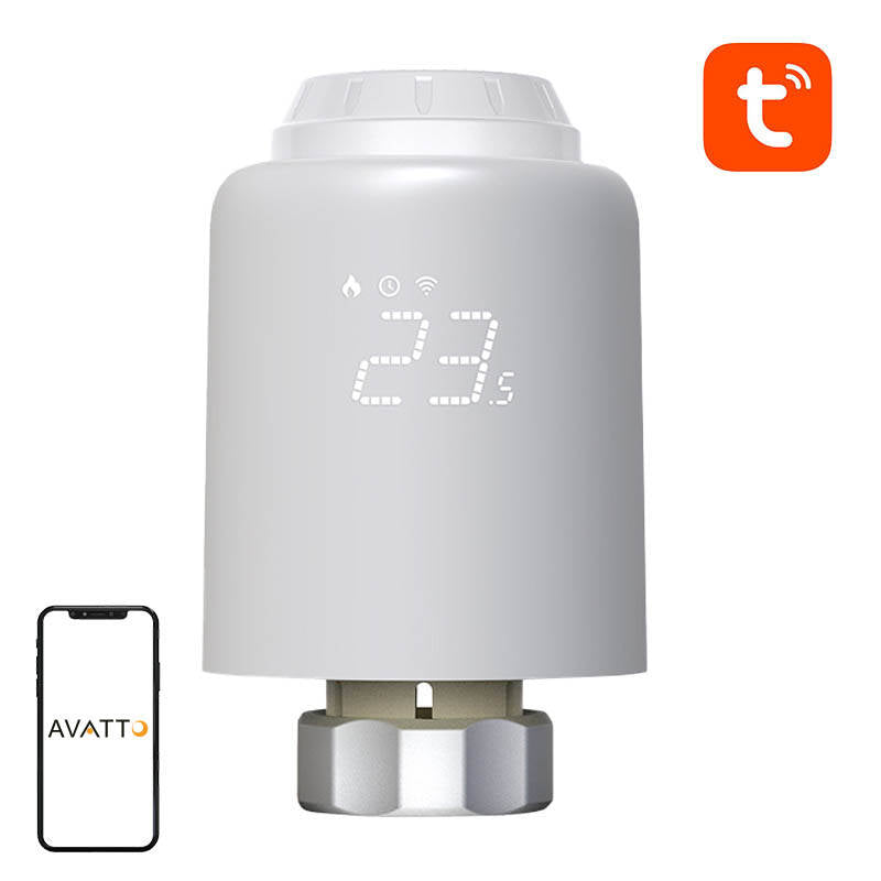 Smart Thermostat Radiator Valve Avatto TRV07 Zigbee 3.0 TUYA_0
