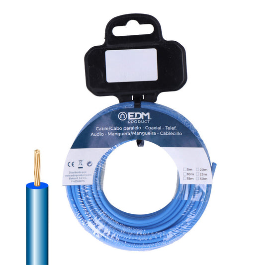 Carretel de cabo h07z1-k 4,00 mmÂ² azul, 20 m_0