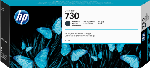 HP 730 300-ml Matte Black DesignJet Ink Cartridge cartucho de tinta 1 pieza(s) Original_1
