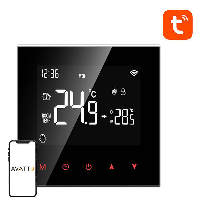 Inteligentny termostat  Avatto WT100 podgrzewacz wody 3A Wi-Fi TUYA_0