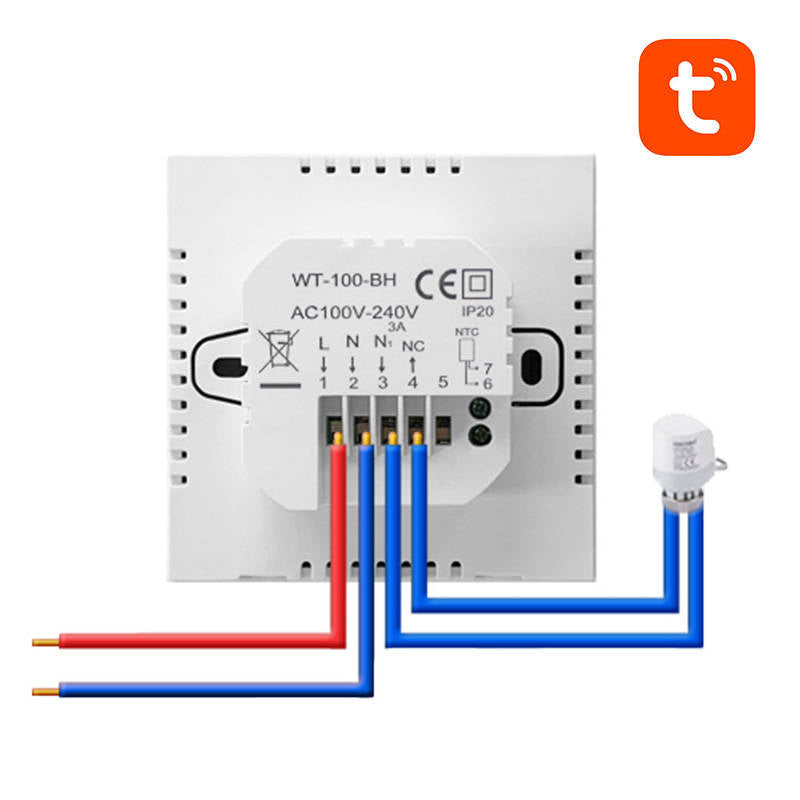 Inteligentny termostat Avatto ZWT100 podgrzewacz wody 3A ZigBee TUYA_3