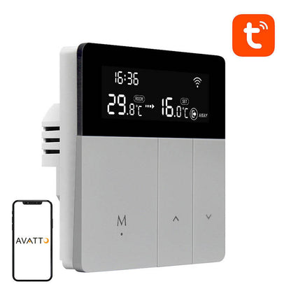 Inteligentny termostat boilera CWU Avatto WT50 3A WiFi TUYA_0